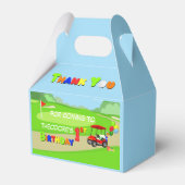 Ballotins Merci 1er anniversaire Red Golf Cart Boy's (Verso)