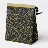 Ballotins Merci : 55ème anniversaire Thème Or/Noir (Arrière)