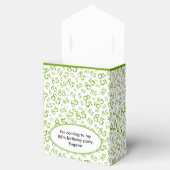 Ballotins Merci 85e Motif de numéro aléatoire vert/blanc (Ouvert)