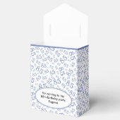 Ballotins Merci 85e Motif de numéros aléatoires bleus/blancs (Ouvert)