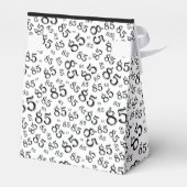 Ballotins Merci 85e Motif de numéros aléatoires noir/blanc (Arrière)