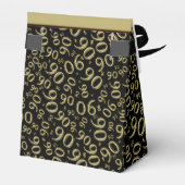 Ballotins Merci : 90ème anniversaire Thème Or/Noir (Arrière)