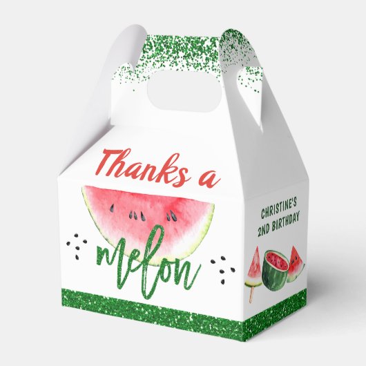 Ballotins Merci à Melon Sweet Watermelon Merci d'anniversair (Verso)