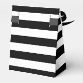 Ballotins Merci à rayures noir et blanc chic (Arrière)