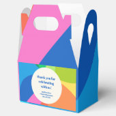 Ballotins Merci Abstrait Rainbow Custom Graduation Party (Ouvert)