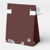 Ballotins Merci Anniversaire Argent Confetti Bourgogne (Arrière)