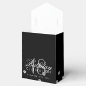 Ballotins Merci Anniversaire Parties scintillant Argent Conf (Ouvert)