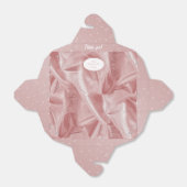 Ballotins "Merci" Anniversaire Rose Texturé Look (Déplié)