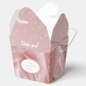 Ballotins "Merci" Anniversaire Rose Texturé Look (Ouvert)