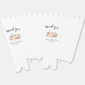 Ballotins merci Baby shower aquarelle fleurs d'été (Déplié)