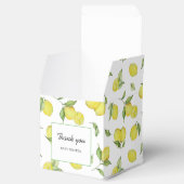 Ballotins Merci Baby shower citron (Ouvert)