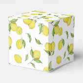 Ballotins Merci Baby shower citron (Arrière)