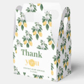 Ballotins Merci Baby shower Fille Citron (Ouvert)