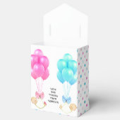 Ballotins Merci Baby shower jumeaux (Ouvert)