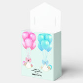 Ballotins Merci Baby shower jumeaux (Ouvert)