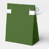 Ballotins Merci ballotin vert olive simple (Arrière)