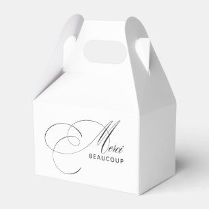Ballotins Merci beaucoup Calligraphie élégante Merci