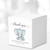 Ballotins Merci bébé éléphant garçon douche