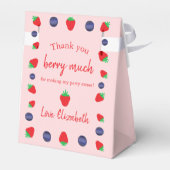 Ballotins Merci Berry Beaucoup de Merci d'anniversaire (Arrière)