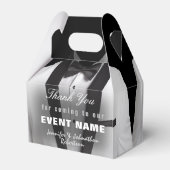 Ballotins Merci blanc Tuxedo | Boîte cadeau (Arrière)