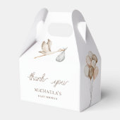 Ballotins Merci Boho Baby shower neutre pour les femmes (Verso)