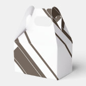 Ballotins Merci Brown Rustique Cub Baby shower Ours (Arrière)