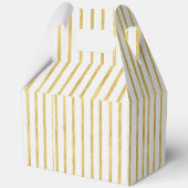 Ballotins Merci Couronne de luxe aux rayures dorées modernes (Verso)