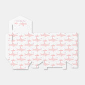 Ballotins Merci Cute Sharks Baby shower rose Ballotin (Déplié)