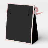 Ballotins Merci d'anniversaire Ballotin rose moderne (Arrière)