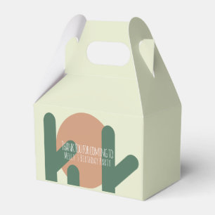 Ballotins Merci d'anniversaire de Cactus moderne