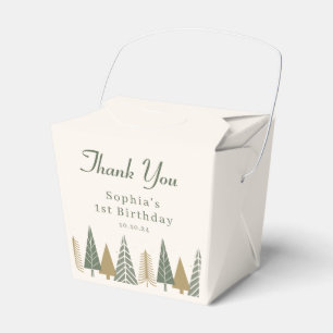 Ballotins Merci d'anniversaire d'hiver