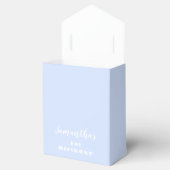 Ballotins Merci d'anniversaire Pastel Blue (Ouvert)