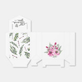 Ballotins Merci d'aquarelle florale (Déplié)