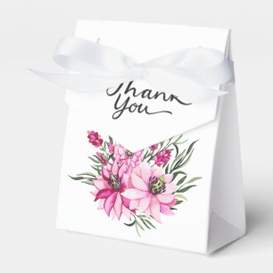 Ballotins Merci d'aquarelle florale