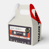 Ballotins Merci de 50e anniversaire de la bande audio rétro  (Arrière)