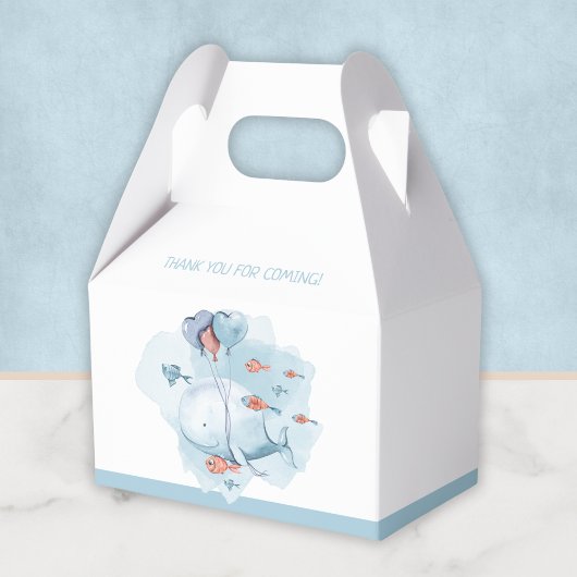 Ballotins Merci de Baby shower baleine