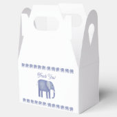 Ballotins Merci de Baby shower Blue Elephant (Ouvert)