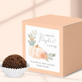 Ballotins Merci de Baby shower Citrouille orange