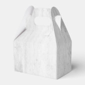 Ballotins Merci de Baby shower de bois rustique (Arrière)