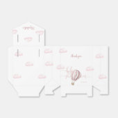 Ballotins Merci de Baby shower de fille à ballons à air chau (Déplié)