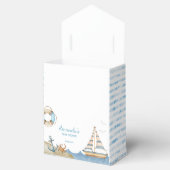 Ballotins Merci de Baby shower de garçon nautique (Ouvert)