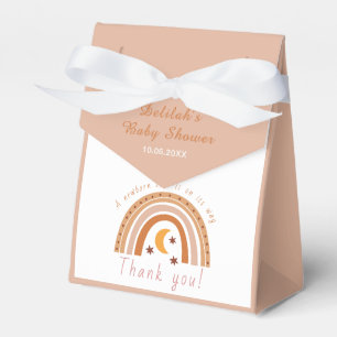 Ballotins Merci de Baby shower moderne Boho Rainbow