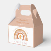 Ballotins Merci de Baby shower moderne Boho Rainbow (Arrière)