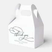 Ballotins Merci de calligraphie romantique Mariage (Verso)