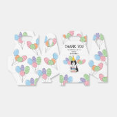 Ballotins Merci de Chien de Chien Tibétain Blanc Noir (Déplié)