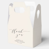 Ballotins Merci de Fête des mariées de crème ivoire minime (Ouvert)