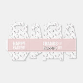 Ballotins Merci de Hopping par Bunny Rabbit Joyeux Pâques (Déplié)