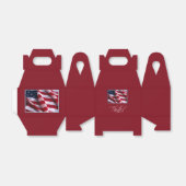 Ballotins Merci de la fête des vétérans, drapeau patriotique (Déplié)