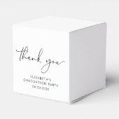 Ballotins Merci de la partie de graduation de script moderne (Arrière)