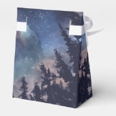 Ballotins Merci de Mariage de forêt de nuit Starry (Arrière)